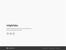 Tablet Screenshot of inlightlabs.com
